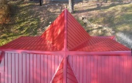 12 Standing Seam Metal Roof with Certified Fire Resistant Performance